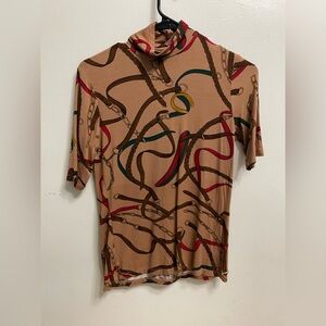 Tahari
Equestrian Print Viscose Jersey